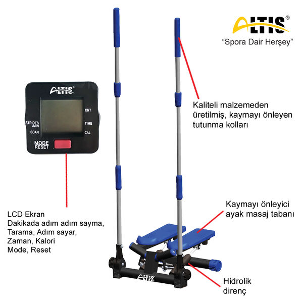 STR70 STEPPER 26024008 FONKSİYONEL KOLLU 